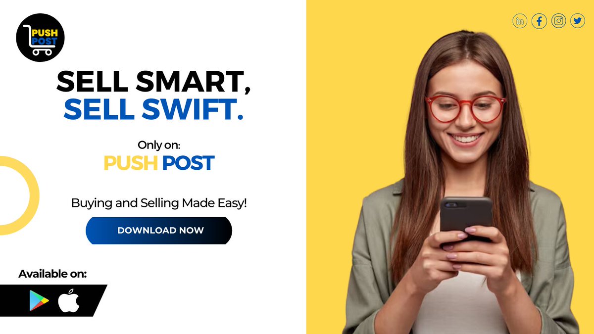 osei21379076's tweet image. &quot;Selling made simple, buying made fun. Join the Push Post community today! 🤝🌟&quot;

Join us today and be a part of something great!
pushpostapp.com

#PostAndProfit #PushPost #PushPost #SellEasy #SellLikeAPro #PushPostCommunity