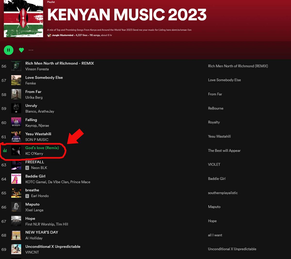 kc_kco's tweet photo. Dont miss out on this lovely jam, "God's love" is hitting up on spotify right now. Thanks Kenya Music. You guys rock!!
https://t.co/PCGJfMn9hM https://t.co/l4f7F1tsVY