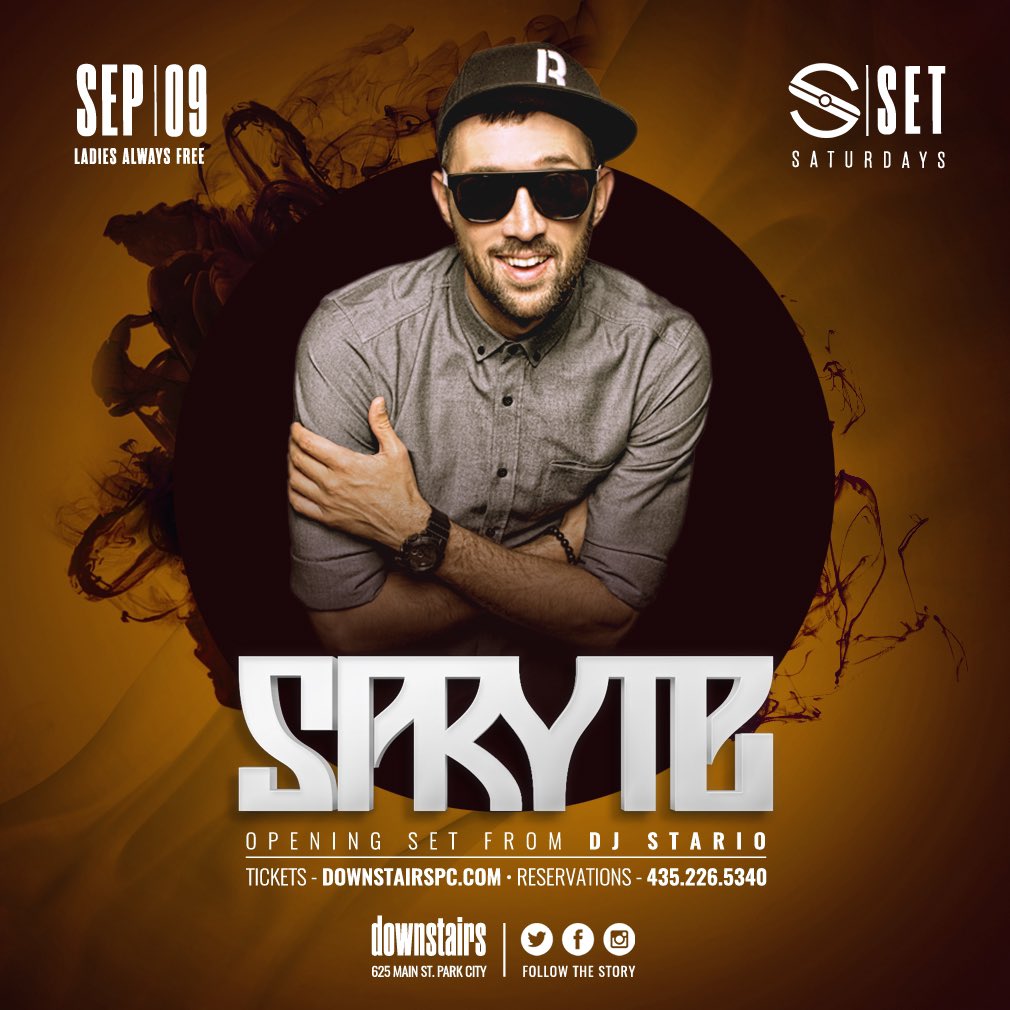 @djspryte back on the 1’s and 2’s tonight! Come join us for some cocktails and let's party the night away! Opening set by @djstario. Call 435.226.5340 for more info and table reservations. 

 #partywithfriends #FOMO #ParkCity #djlife #nightlife #weekendvibes