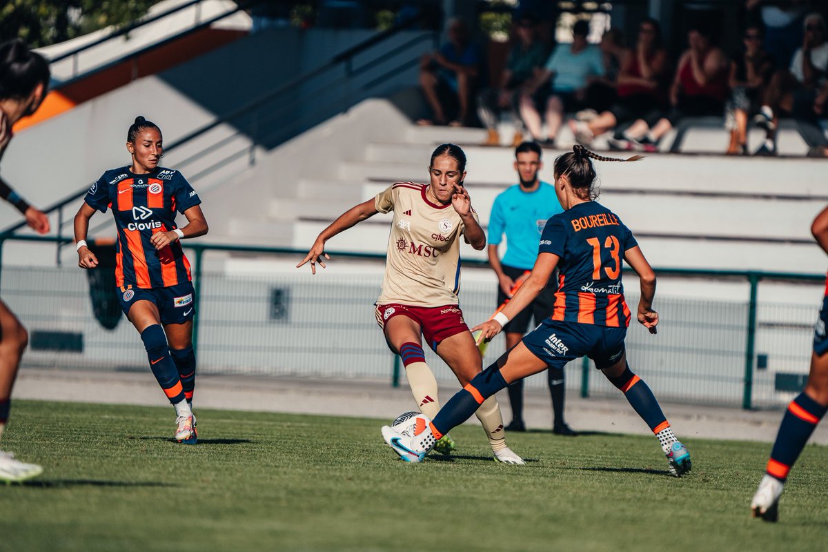 𝗗𝗲 𝘃𝗮𝗹𝗲𝘂𝗿𝗲𝘂𝘀𝗲𝘀 𝗦𝗲𝗿𝘃𝗲𝘁𝘁𝗶𝗲𝗻𝗻𝗲𝘀 💪🇱🇻

Face à une solide équipe de <a href="/MontpellierHSC/">MHSC</a> nos Servettiennes s’inclinent sur le score de 2 à 1 ! <a href="/ClemaronMaeva/">Maéva.C!</a> est la buteuse côté grenat ! 🔥

#NotreVilleNotreClub