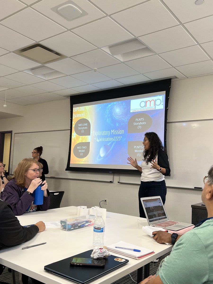 MrsAnaliGarcia's tweet photo. Good morning @AliefISD @MillerMavsAISD. @AliefScience Loving our #amprice class.  #Inquirybasedlearning @RiceU_STEM @icerd02 @MathScSayda @conocophillips https://t.co/akEaSzdZyF