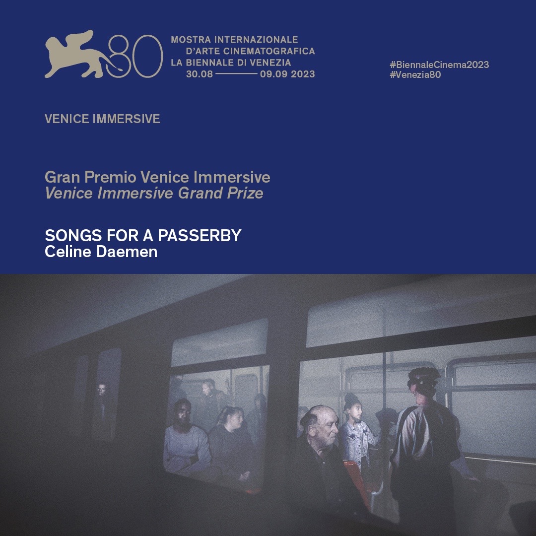 XRMust đź’« (@xrmust) on Twitter photo Congrats to all <a href="/la_Biennale/">La Biennale di Venezia</a> Venice Immersive winners!!
SONGS FOR A PASSERBY
EMPEROR <a href="/AtlasVcorp/">Atlas V</a> <a href="/Francetele/">France Télévisions</a> <a href="/ReynardFilms/">Reynard Films</a> <a href="/albyon_studio/">Albyon</a>
FLOW VR <a href="/LucidRealities/">Lucid Realities</a> Congrats to all <a href="/la_Biennale/">La Biennale di Venezia</a> Venice Immersive winners!!
SONGS FOR A PASSERBY
EMPEROR <a href="/AtlasVcorp/">Atlas V</a> <a href="/Francetele/">France Télévisions</a> <a href="/ReynardFilms/">Reynard Films</a> <a href="/albyon_studio/">Albyon</a>
FLOW VR <a href="/LucidRealities/">Lucid Realities</a>