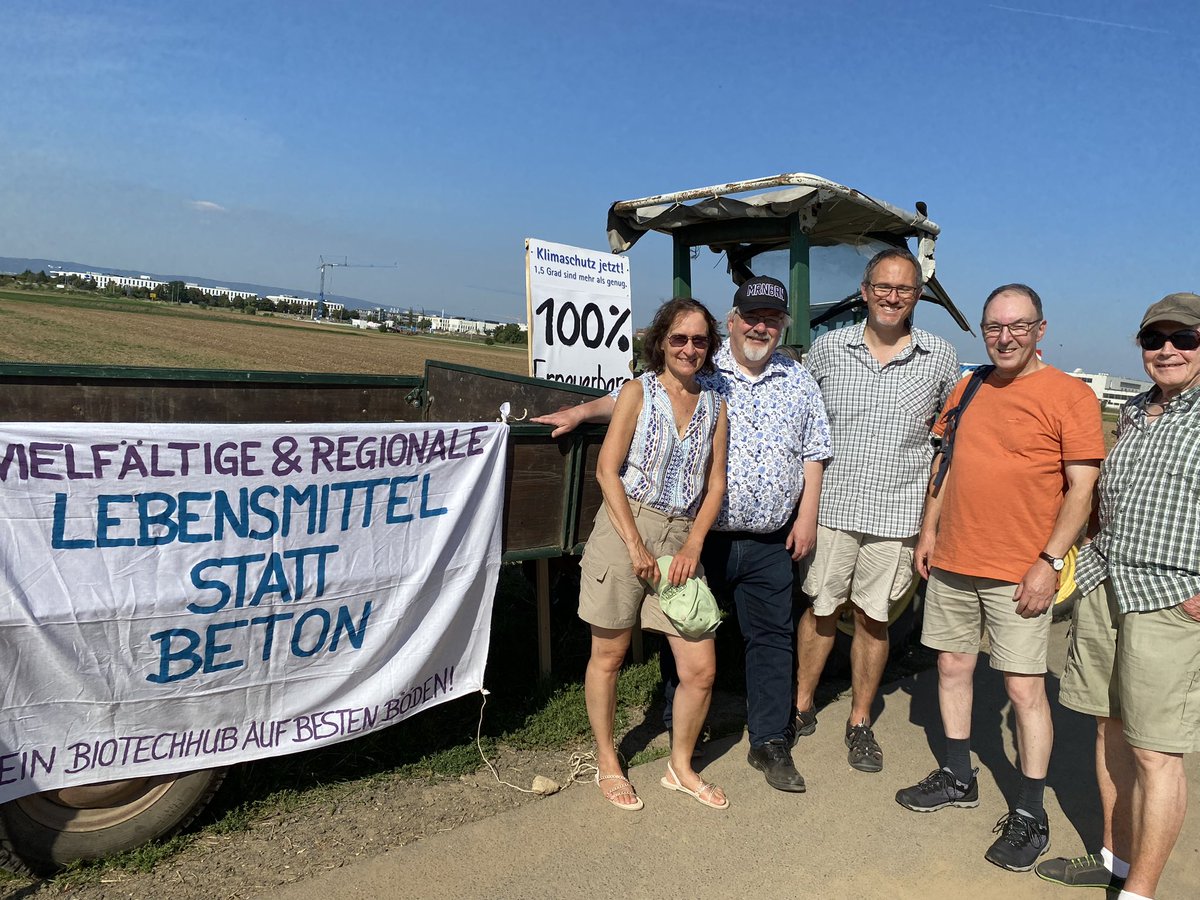 Ackerfest der Initiative Nachhaltige Stadtentwicklung: Die #ÖDP unterstützt die Forderung nach dem Erhalt der wertvollen Ackerflächen und deren Klimafunktion.
#Mainz #Bretzenheim #Gonsenheim