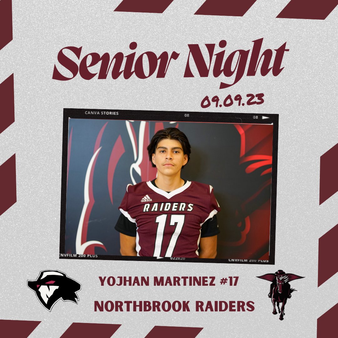 RaidersBooster's tweet photo. To our seniors: May your next chapter be as bright as your spirit on the field tonight! πππ€ #SeniorNight #ClassOf2024 #ShineOn #NorthbrookFootball #RaidersRIDE
Post 3 of 4 https://t.co/b2AoufznUV