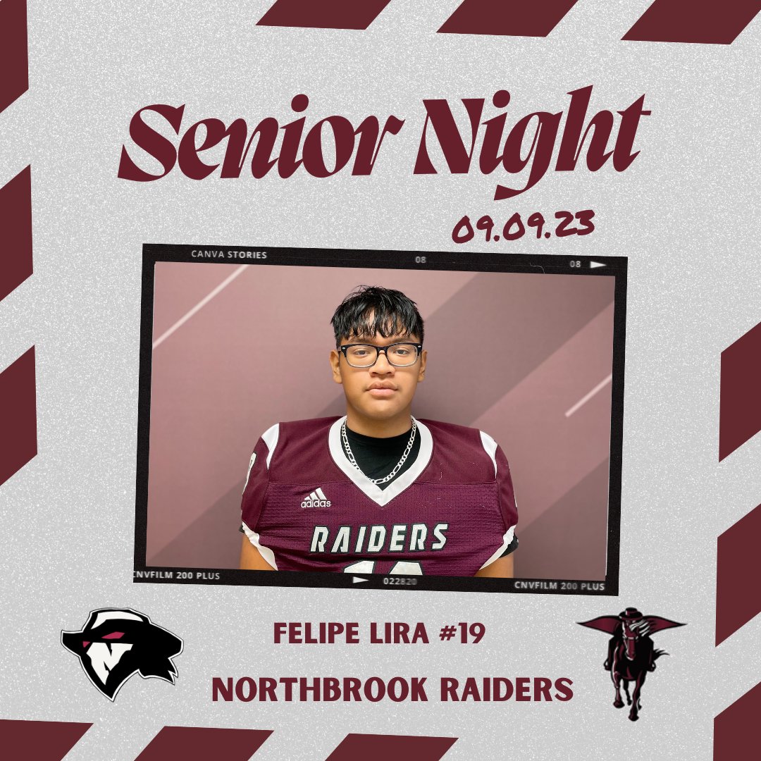 RaidersBooster's tweet photo. To our seniors: May your next chapter be as bright as your spirit on the field tonight! πππ€ #SeniorNight #ClassOf2024 #ShineOn #NorthbrookFootball #RaidersRIDE
Post 3 of 4 https://t.co/b2AoufznUV