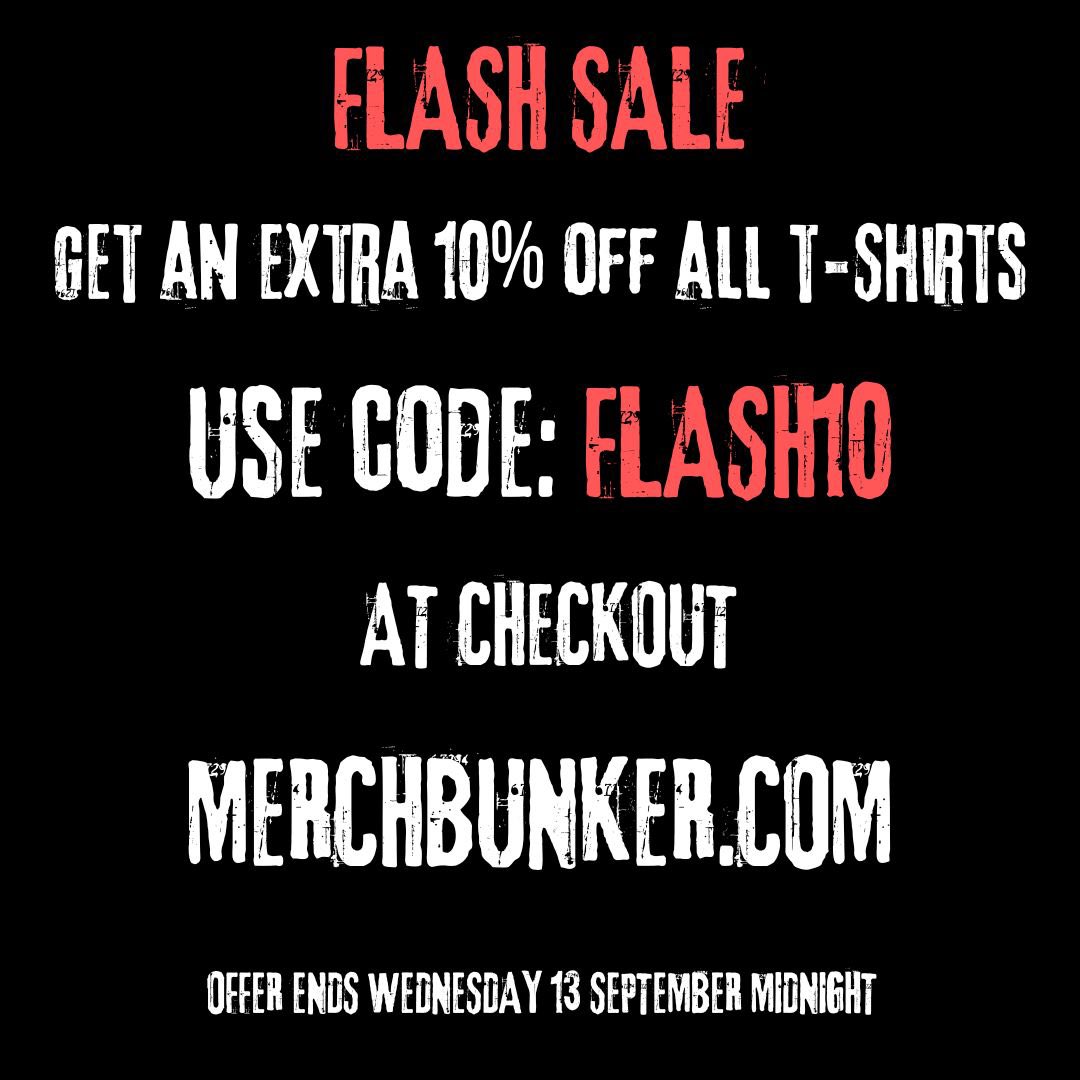 Flash Sale on Band t-shirts
Use code: FLASH10 at checkout for an extra 10% off

#bandtshirt #bandtshirts #metal #bandmerch #rocktshirt #rock #pop