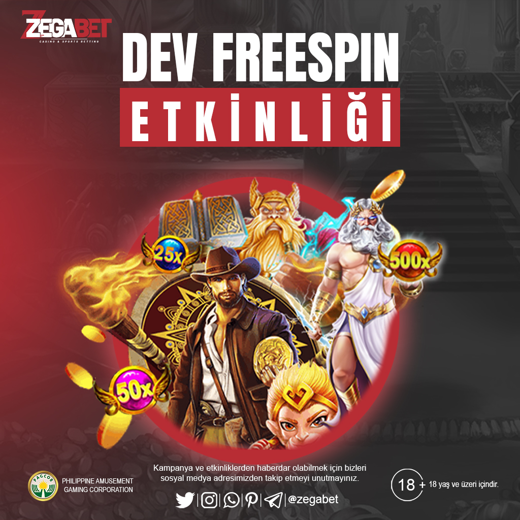 zegabet's tweet photo. 🎁DEV FREESPİN ETKİNLİĞİ 🎁

🎰#Zegabet kazandırmaya devam ediyor!

💸Kasanı katlama fırsatını kaçırma!

📲https://t.co/vj7dxL0y70
📲https://t.co/pctiyG7Xkk

👑Kazancın gerçek adresi : https://t.co/dXIplaYLzG

#zegabet #zegabetgiriş #zegabettwitter https://t.co/Te2ILaIWns