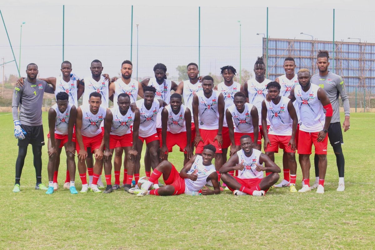 soccercafe1's tweet photo. Football #GiveawayAlert D5000

Day to return back-to-back AFCON. Predict the result &amp; goalscorers in the Gambia vs. Congo. The winner gets 5k after 90 mins. To win, one must retweet &amp; follow. Predictions close 1hr before kickoff.
#Morroco
#TeamGambia 
#AFCONQualifiers https://t.co/MAjZsYtQ4s