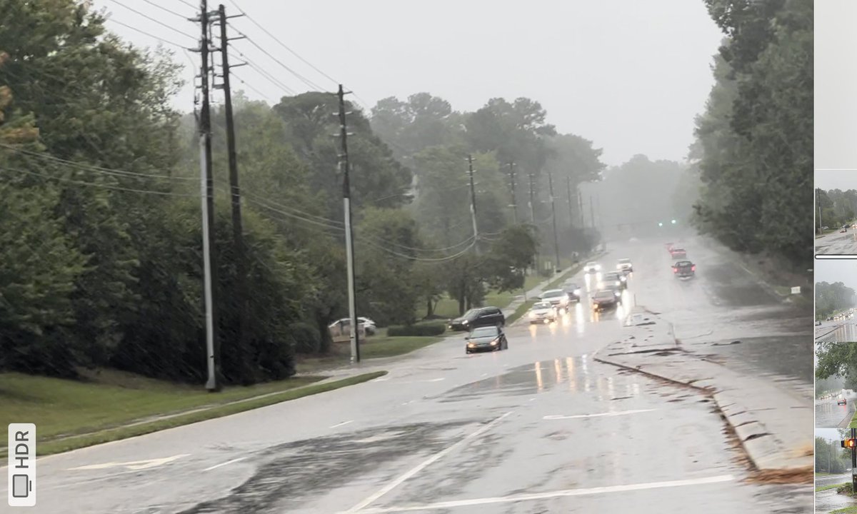 mrsshaneice's tweet photo. @wralweather @ABC flooding in Cary, on roads surrounding Cary Town Center. Pls be careful https://t.co/K0mCWSOkqY