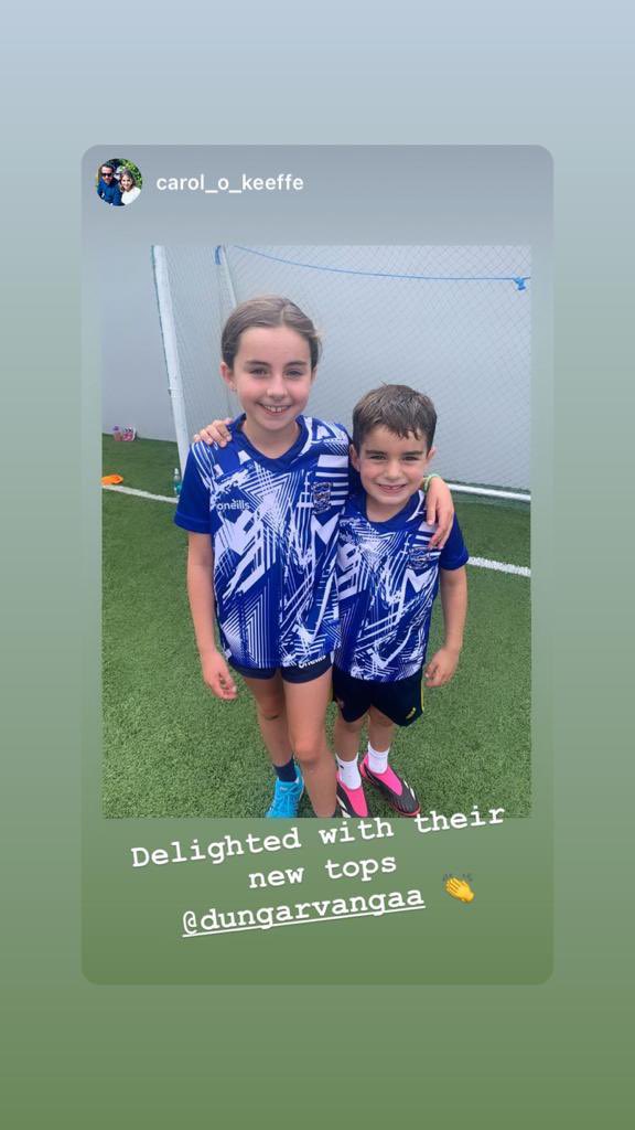 clgdungarvan's tweet photo. Last day of our WellKids @wellkidsgaa programme this week and our super boys and girls were delighted with their new training tops that they can wear to training every Saturday morning at 11 am in Astro where our Nursery group continues every Saturday.@wellkidsgaa https://t.co/YZX8tOg1LI