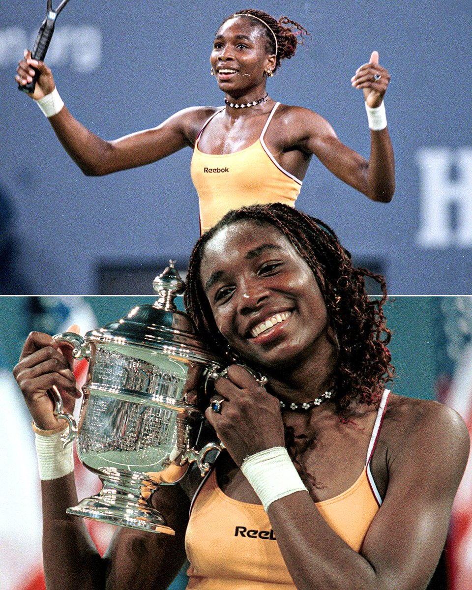 espnW's tweet photo. On this day 23 years ago, Venus Williams won her first #USOpen title 🏆🎾 https://t.co/zFX7zOYZUE