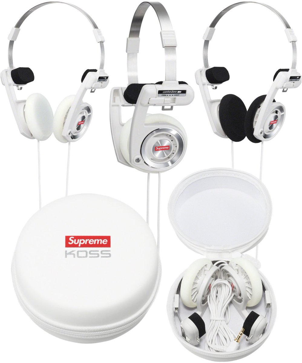 Supreme®/Koss PortaPro Headphones Releasing in store and online