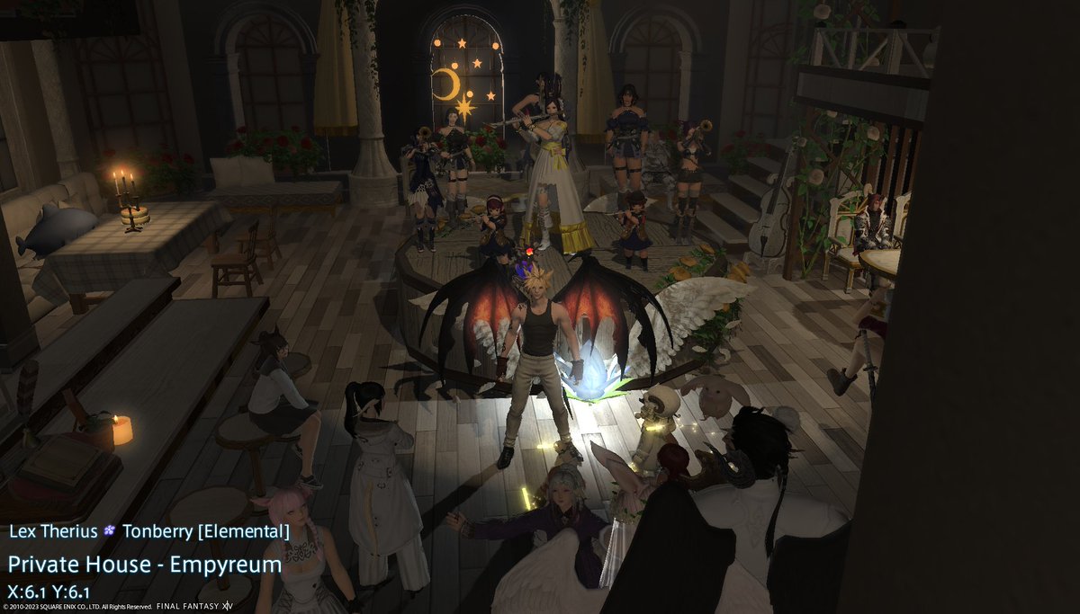 TheriusLex's tweet photo. I feel lost... what's up with this place? Weird white wings everywhere. 

#RNBXIV #THEBLACKVELVET https://t.co/dWCdX85Cia