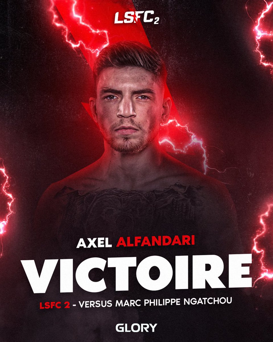 AXEL ALFANDARI REMPORTE LE DUEL FRANCE ALLEMAGNE 🇫🇷⚡️🇩🇪

Après 3 rounds de fo-lies, il gagne le Main Event d’#LSFC2 à la décision unanime !! 🏆

#LSFC2 | #GLORY88