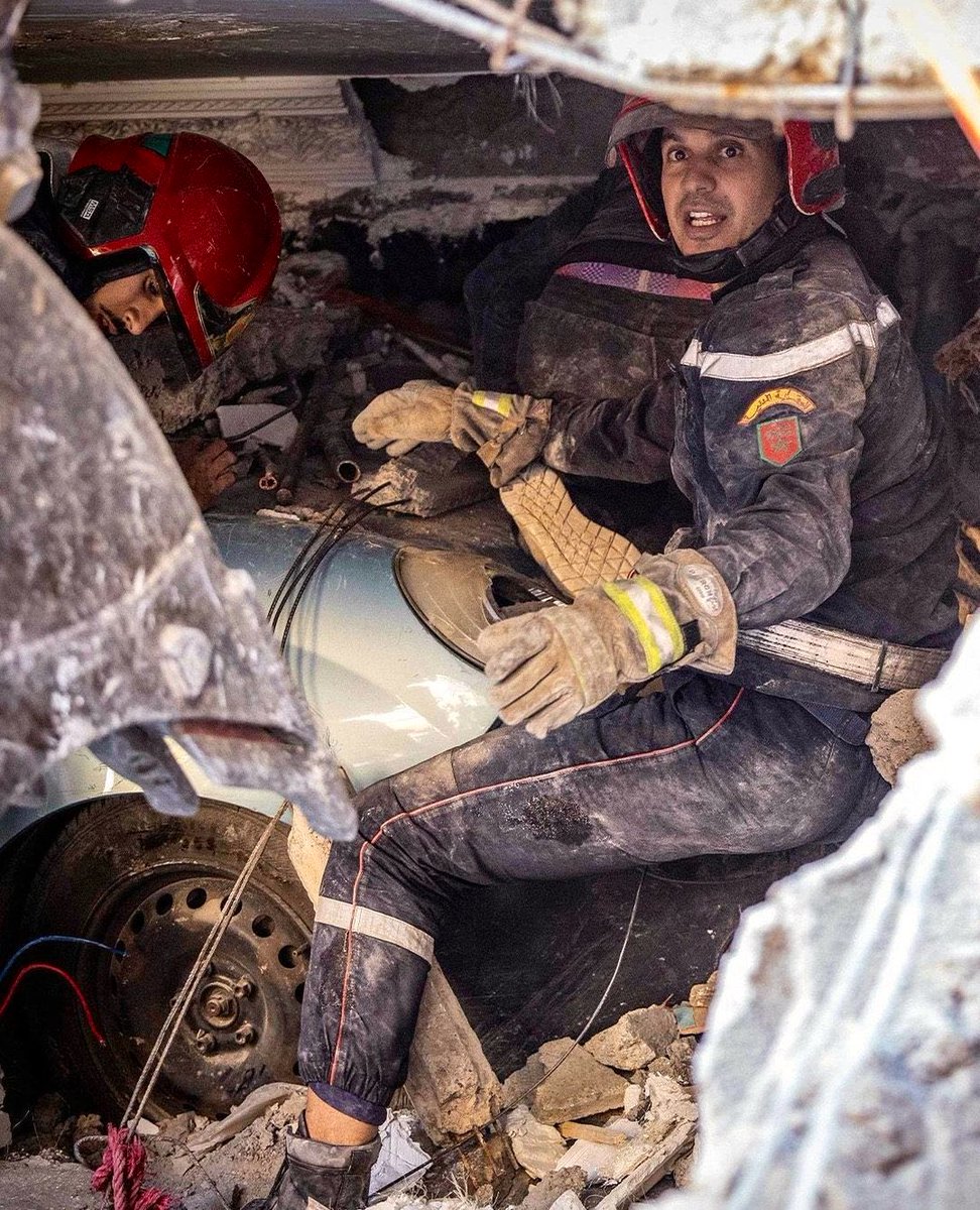 Les Vrais héros ne portent pas de capes !!! شكرا 🇲🇦💔