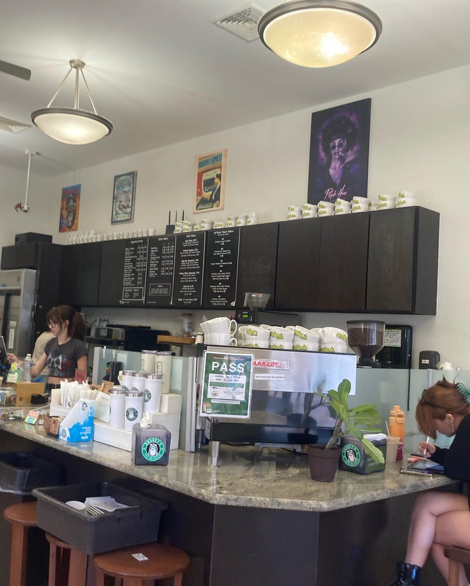 📷 by @floralabyss____: This place rules! They played Joy Division and The Smiths here! Kava is good too!#kava #kavabar #kalmwithkava @kalm_with_kava smokeyshi #honolulu #honoluluhawaii #girlswhotravel