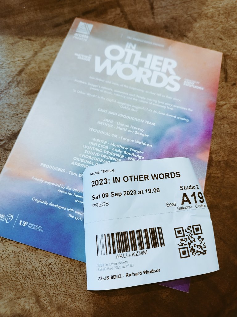 After being one of our TOP 10 SHOWS OF 2019 (creativereviewsuk.blogspot.com/2019/12/our-to…), we are back reviewing <a href="/Mattseager4/">Matthew Seager</a> In Other Words (<a href="/OTM_Theatre/">In Other Words</a>) this evening, this time <a href="/arcolatheatre/">Arcola Theatre</a>! 🎭