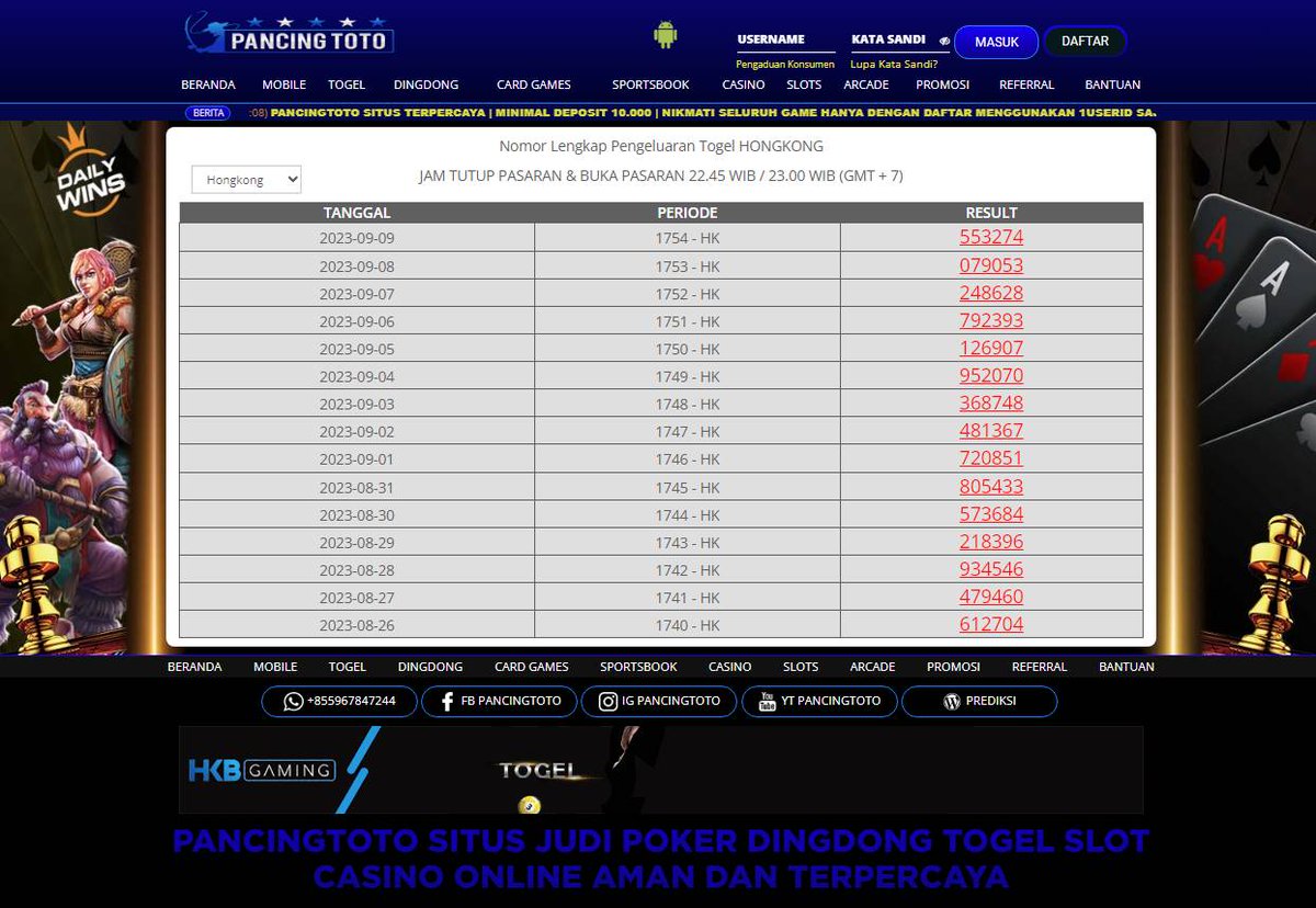 Pancingtoto's tweet photo. Prediksi Hongkong Minggu, 10 September 2023
AI: 5 7 9 3
2D:
24 33 67 73
74 76 94 96
4D: 4696 6972 7347
Best: 23 59 95
Shio: Ular
BBFS: 7235649
-
#PANCINGTOTO
https://t.co/gHwZ0ySxma | https://t.co/xY8fjJVFCH https://t.co/MpNgE74Vkk