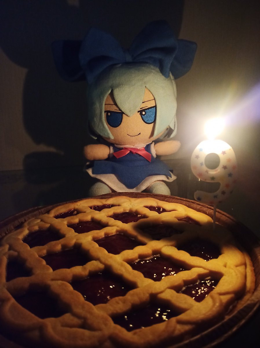 xanificied's tweet photo. Happy Cirno day! https://t.co/uEX3iuxlEV