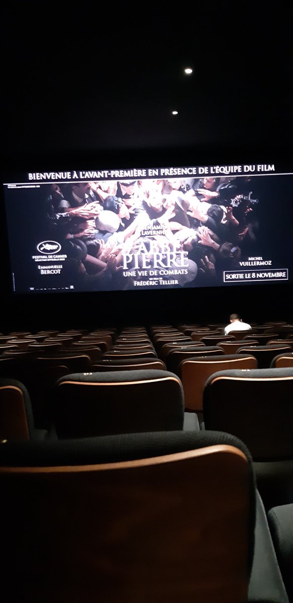 sylviecollin2's tweet photo. #UGCMAILLOT ce soir 20.00
Avant première de "L'Abbé Pierre, une vie de combats" un film de #FredericTellier @benlavernhe #EmmanuelleBercot, #MichelVuillermoz
📽⭐⭐⭐🐘
poke @tbarnaud et @merlinpapin3 https://t.co/eAarNwL5Yb