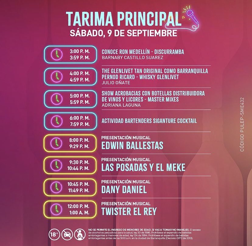 transmetrobaq's tweet photo. ¡Continúa la feria de licores más importante de la región 🍹🍻!
#SúbeteEnTransmetro, llega a #Expodrinks y disfruta de una experiencia llena de música, licores y sabores 🎶🥃.
🚍A8-1 Paraíso
🚏Vía 40 con calle 80
#TransmetroTeAcompaña https://t.co/x8AbLtAs4f
