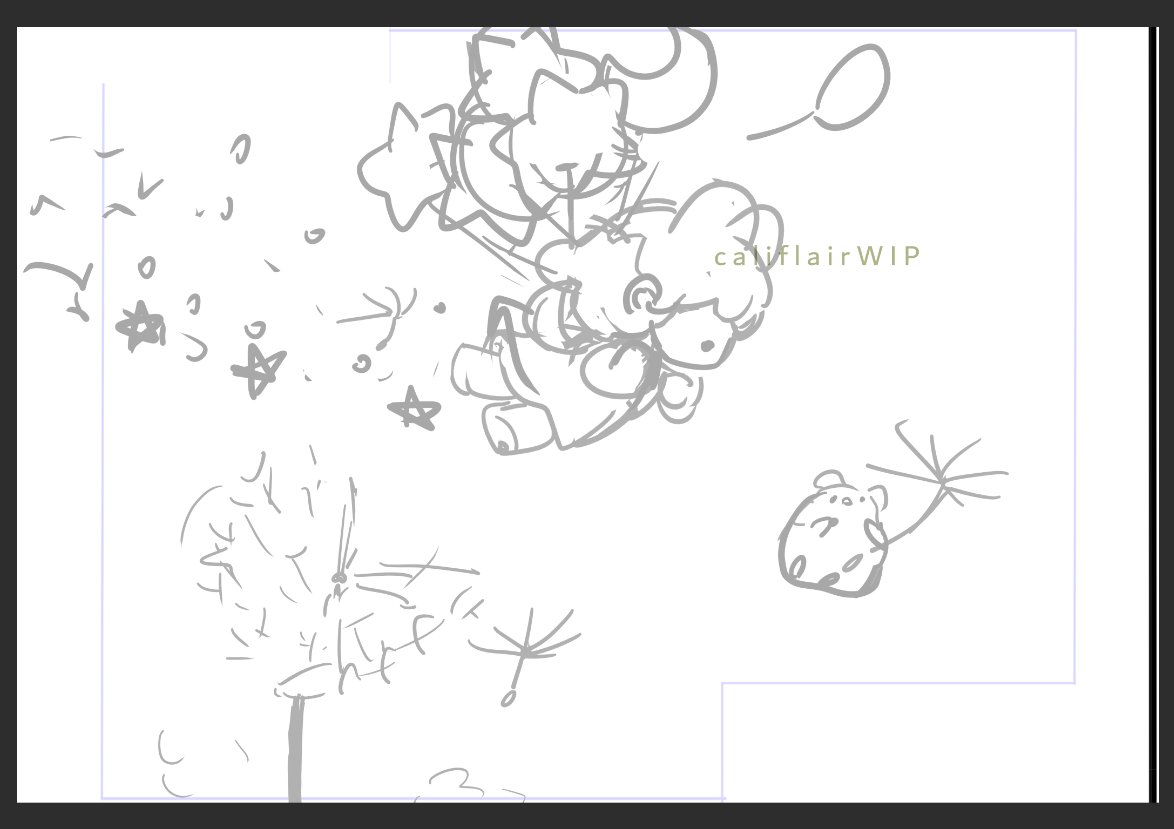 i wasn't really feeling my previous 2024 calendar concept so i completely changed track!!
the new theme will have a daintier slice of life vibes, featuring moonpuff & her tiny travels across the seasons ๐ผ