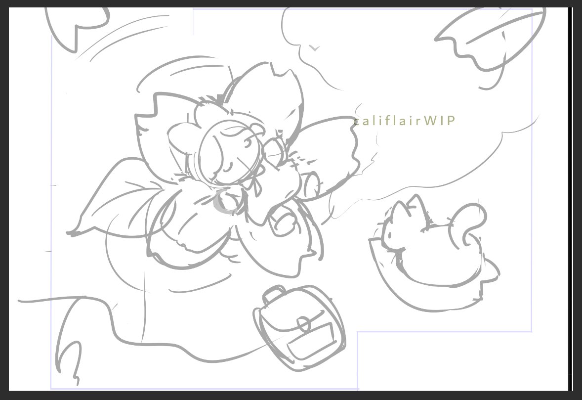 i wasn't really feeling my previous 2024 calendar concept so i completely changed track!!
the new theme will have a daintier slice of life vibes, featuring moonpuff & her tiny travels across the seasons ๐ผ