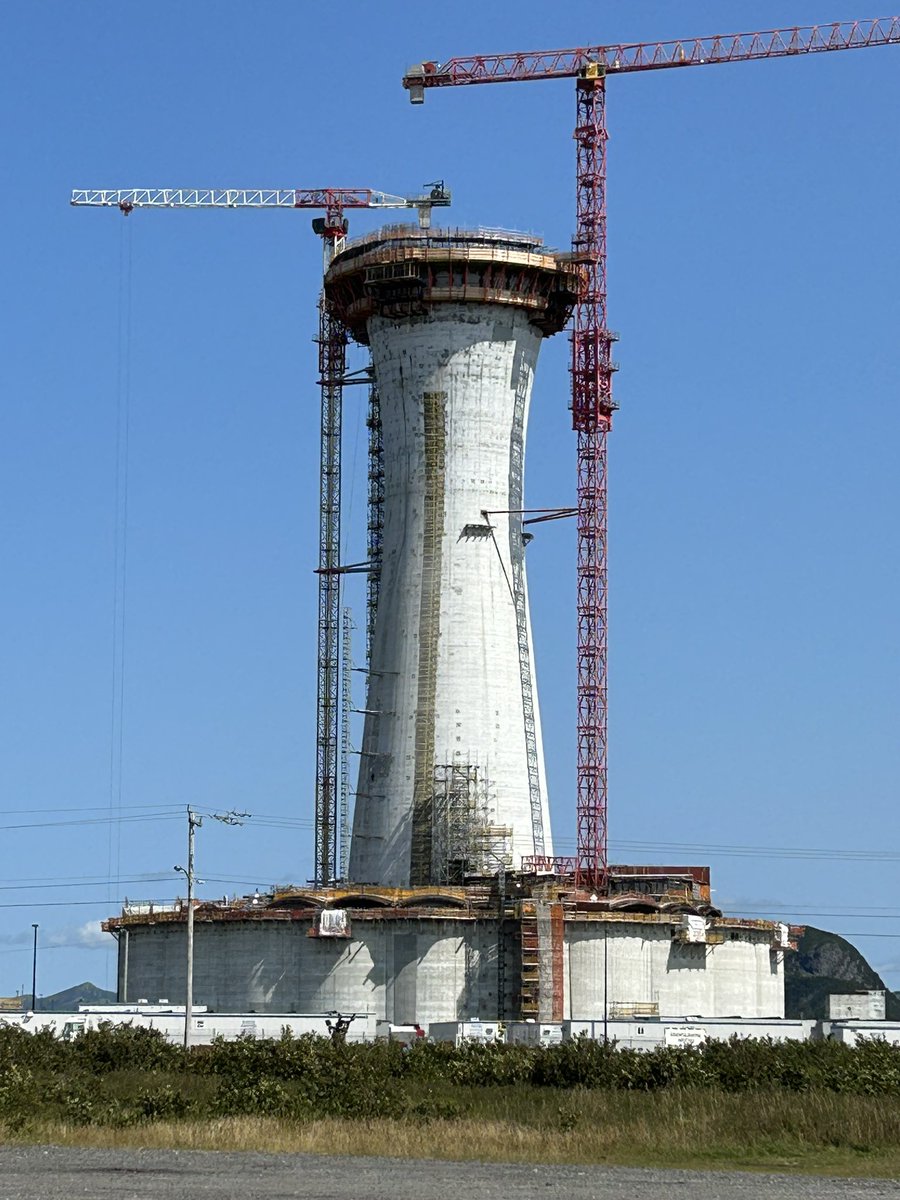 The West White Rose concrete gravity structure in Argentina is getting taller by the week.