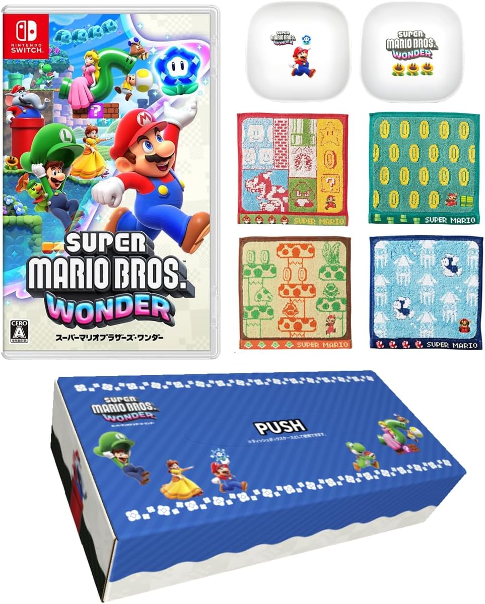 Super Mario Bros. Wonder Nintendo Switch + Autocolantes de Oferta