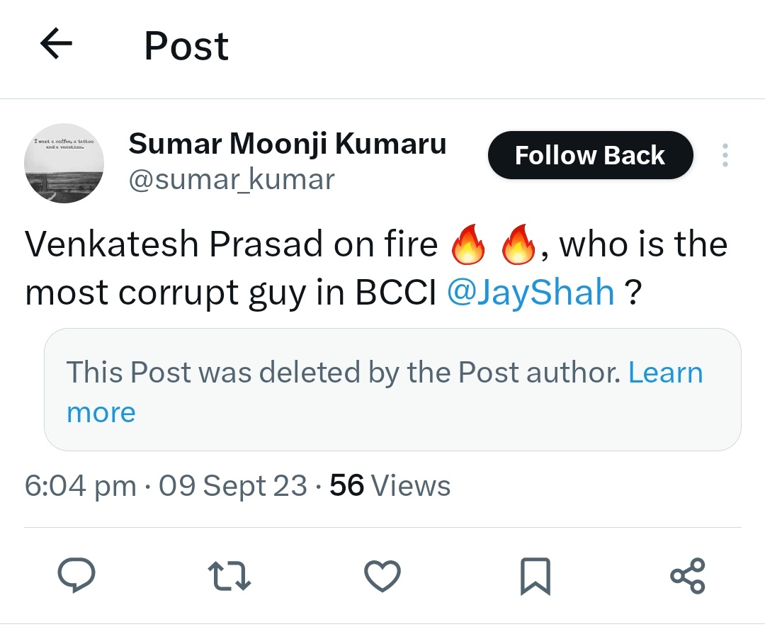 zoo_bear0's tweet photo. Tweet deleted by Venkatesh Prasad. https://t.co/uqLkwYBoDh