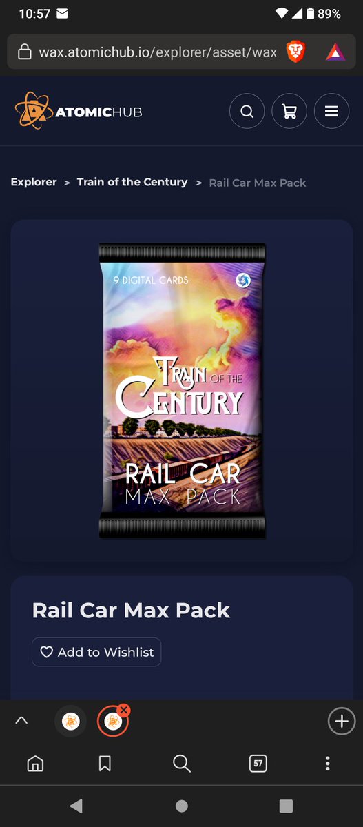 Come celebrate my 35th birthday today with a #waxnft #giveaway.
Like, retweet, and comment your wax address to enter. 
One random winner will receive a <a href="/CenturyTrain/">Train of the Century</a> rail car pack.

wax.atomichub.io/explorer/asset…

#waxfam #nft #crypto #bday $waxp #wax #atomichub #wombat