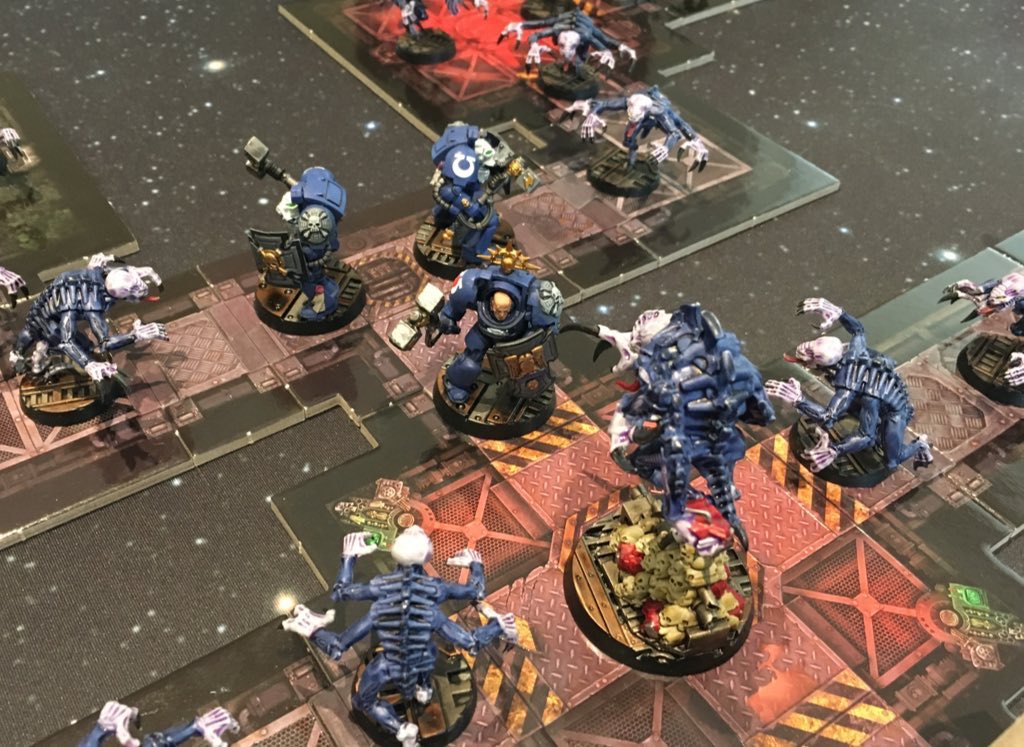tomjmegan's tweet photo. Finally want to host some long promised (virtual) SpaceHulk / DaemonHulk for folks, as best time and circumstances allow.
Can’t wait to get back to sharing this awesome game again!
#WarhammerCommunity #Warhammer #SpaceHulk #DaemonHulk #WH40K https://t.co/JTVc4dr7a3