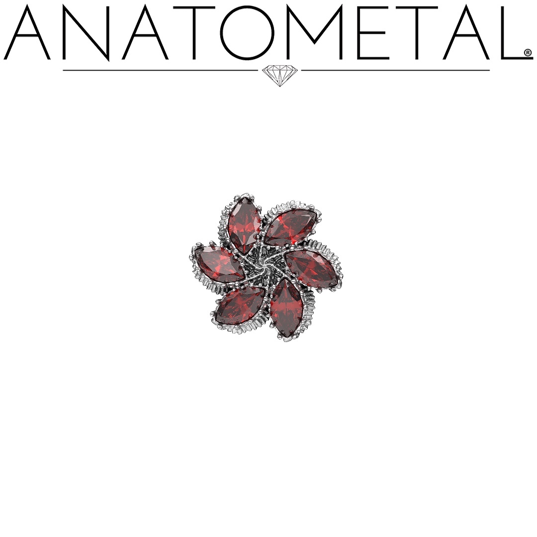 Elevate your style with the marquise floral elegance of the Ezra. Available in 18K Rose, Yellow, Or White Gold. 
#Anatometal #18KGold #18KGoldBodyJewelry