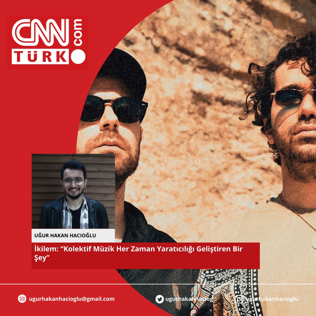 İkilem ile müzikal kariyerlerinin kesişimini, yaşadıkları ikilemleri, yakın zamanda gerçekleştirdikleri üretimleri ve geleceğe dair planlarını konuştuk. cnnturk.com/yazarlar/gunce… @ikilemmusic @atesugur @serhatkaran @habilceyhan #İkilem