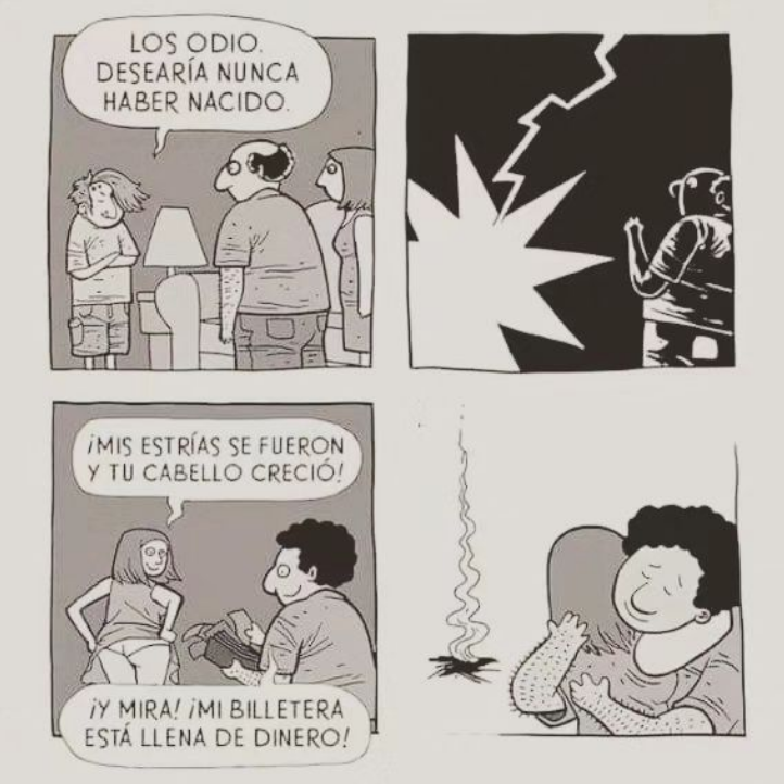memez_van's tweet photo. #Odio #Deseo #Nacer #Estrías #Cabello #Pelo #Billetera #Dinero #Comic https://t.co/D021bEgOHf