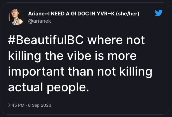 markroseman's tweet image. This superb tweet from @arianek should be adopted as BC's official motto! #TruthInAdvertising #bcpoli 

(image added to make the quote stand out and allowing it to be shared on other social media)