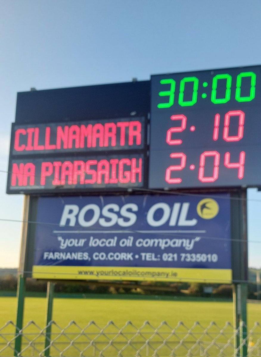 PIFC @GAACillnaMartra @NaPiarsaighCork @OfficialCorkGAA