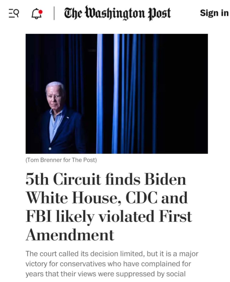 Real_Ames's tweet photo. 💥BOOM💥
Things are changing, even The  Washington Post can’t hide from the truth anymore. https://t.co/uKsZfsDw7q