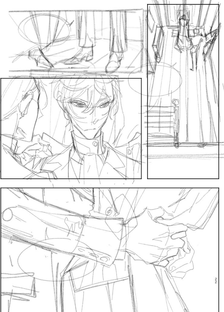 The initial draft for Zhongli's scene was different from the final, I made these changes because I wanted to add a little romances and char dev for Diluc xD