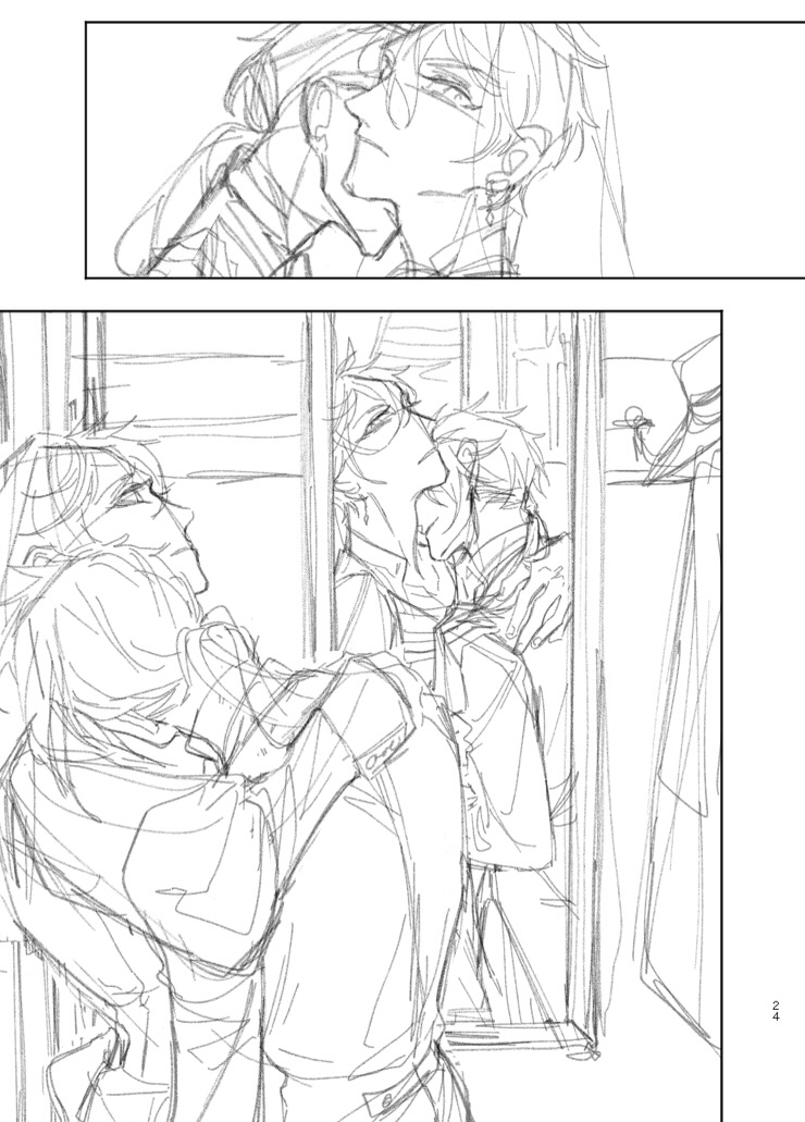 The initial draft for Zhongli's scene was different from the final, I made these changes because I wanted to add a little romances and char dev for Diluc xD