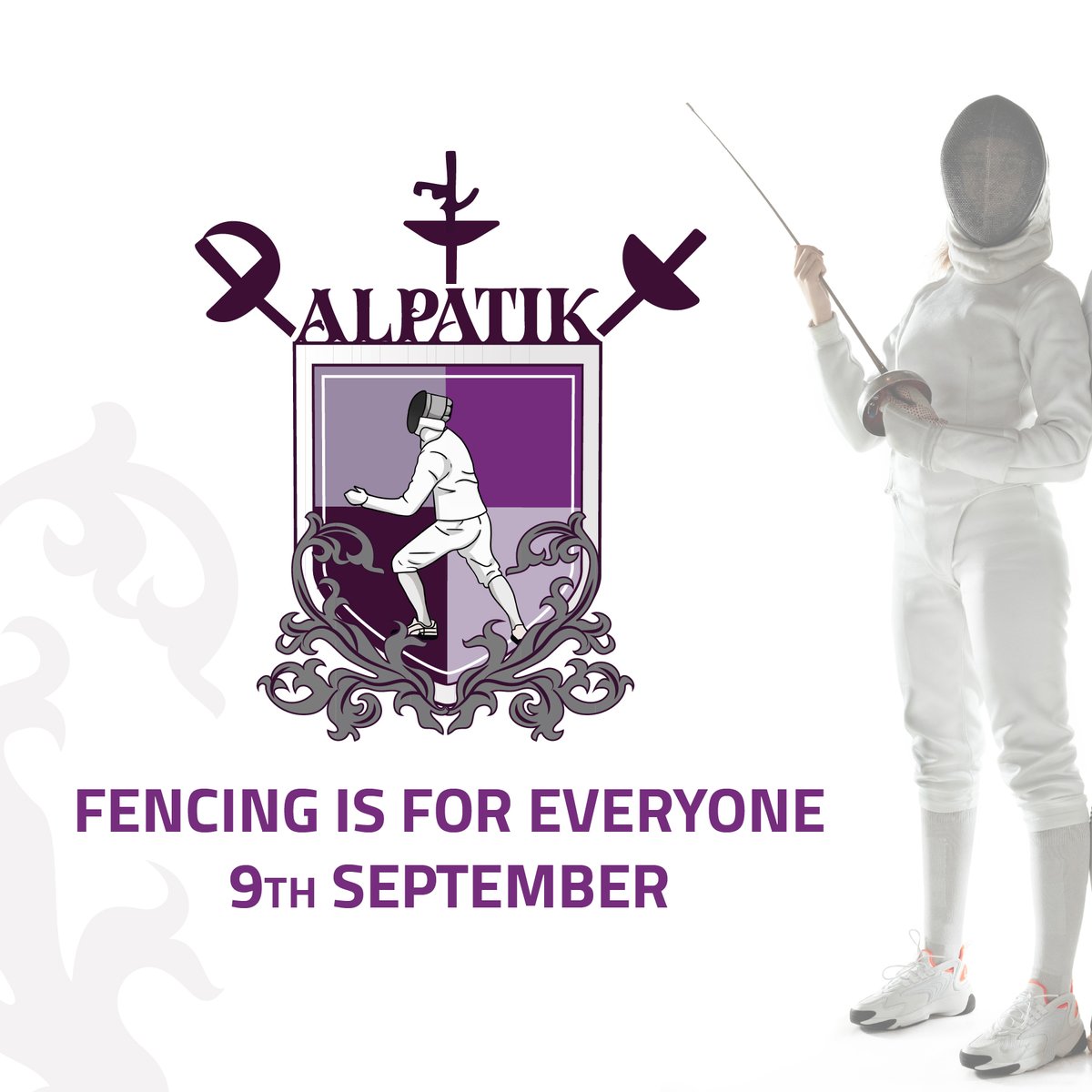 AlpatikFC's tweet photo. يوم مبارزة سعيد لكل المبارزين والمبارزات في أنحاء العالم🤺💜
Happy #worldfencingday to all fencers around the world https://t.co/GOGqhWNOWH