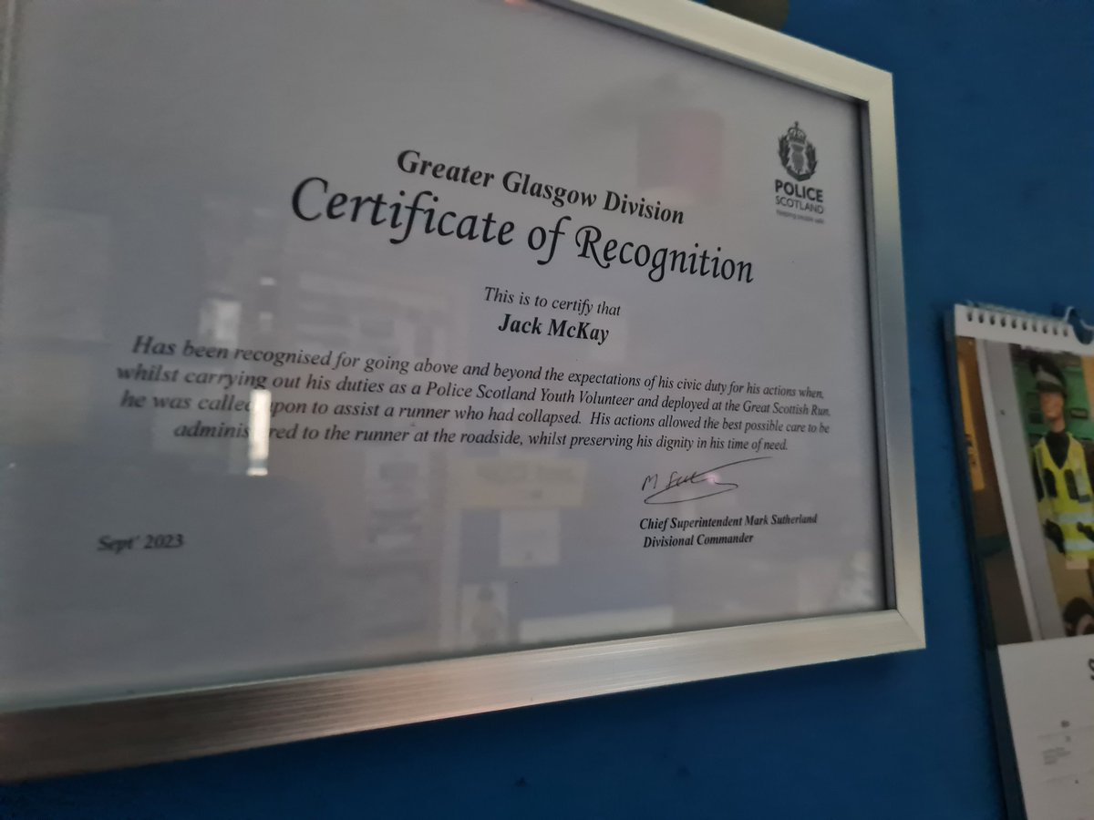 Jack McKay (@jackmckay08) on Twitter photo I am so proud to be able to hang this on my wall, although it is received due to a difficult event. Love being part of a police family and support is above & beyond from <a href="/Andybhoy09/">Andrew McKay</a> & <a href="/dismckay/">Susan McKay</a> #999Day <a href="/PSOSGreaterGlas/">Police Scotland Greater Glasgow</a> I am so proud to be able to hang this on my wall, although it is received due to a difficult event. Love being part of a police family and support is above & beyond from <a href="/Andybhoy09/">Andrew McKay</a> & <a href="/dismckay/">Susan McKay</a> #999Day <a href="/PSOSGreaterGlas/">Police Scotland Greater Glasgow</a>