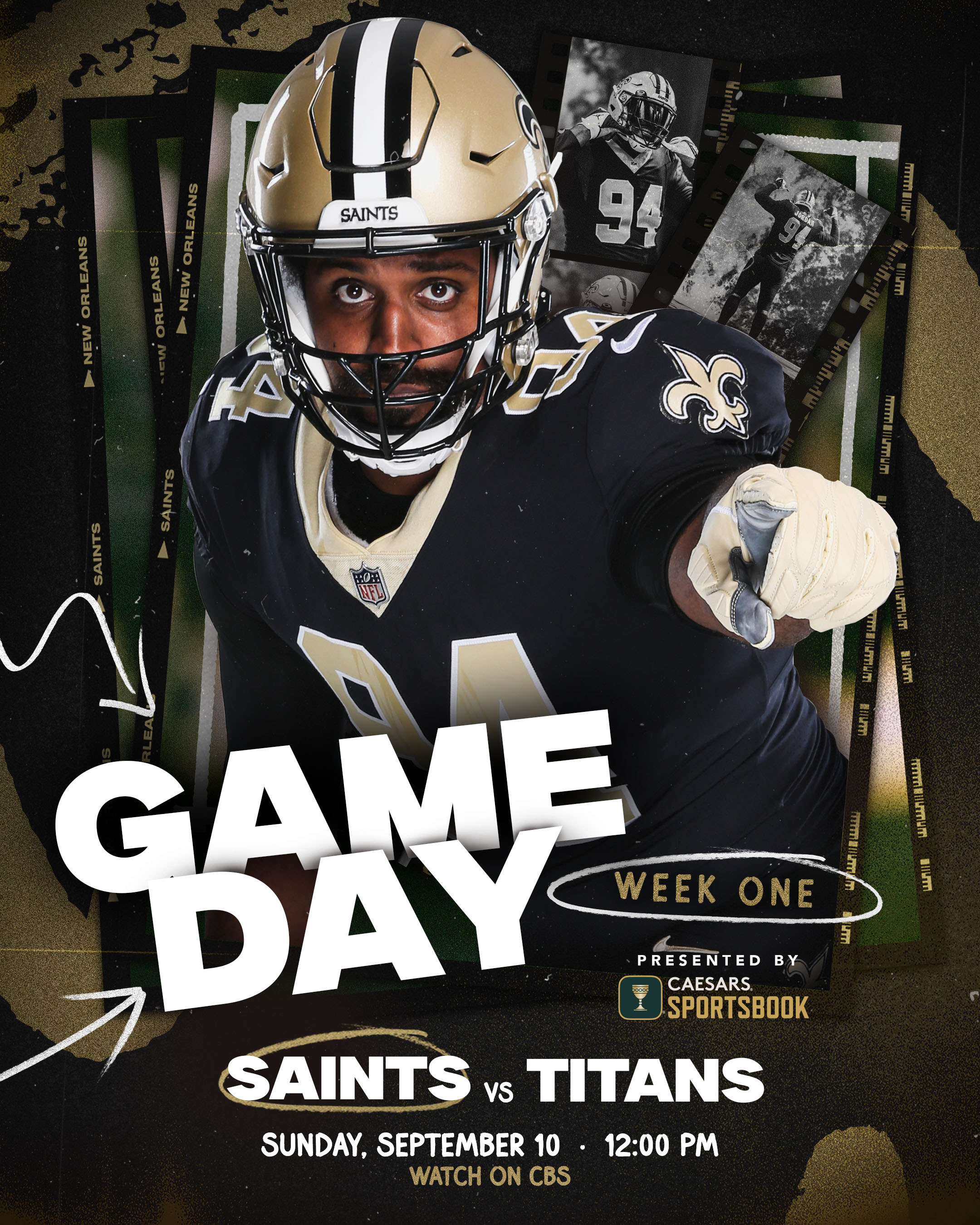 New Orleans Saints on X: 'SAINTS GAMEDAY IS HERE 