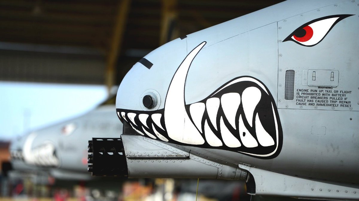 Redeye A-10s of the 303rd FS "KC Hawgs" on the apron. Ten of these majestic beasts recently visited Greece to take part in #USArmy's Exercise Defender Europe 23. #avgeeks #aviation #aviationdaily #aviationlovers #USAF
