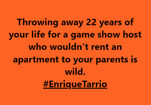 #INDIGENOUS #TAIRP
#EnriqueTarrio