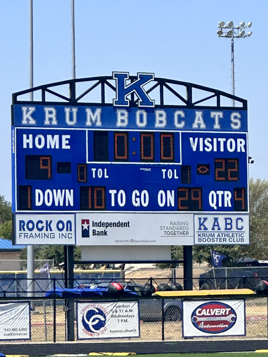How about those LIONS!!!!!!! 22-9 vs Krum! Great fight last night and again today! Very proud of this STAFF, PLAYERS AND OUR COMMUNITY that came out READY to BATTLE! #FAM1LY #OnePride #WeSeeRed <a href="/PonderLionPride/">PONDER FOOTBALL</a> <a href="/ponderisdlions/">Ponder ISD</a> <a href="/Matt_Stepp817/">Matt Stepp</a> <a href="/sports_drc/">DRC Sports</a> <a href="/JohnFields0/">John Fields</a>