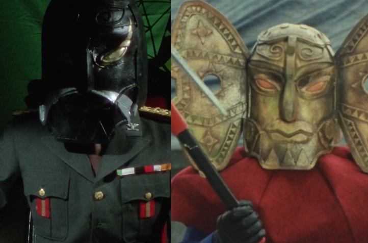JapanHeroYT's tweet photo. Battle Fever J's Umbrella Monster from episode one, recycled as the Dark General in episode 34 with a repaint job. 

#battlefeverj #supersentai #tokusatsu #henshin #バトルフィーバーJ #闇の将軍 https://t.co/VkaPVcOusS