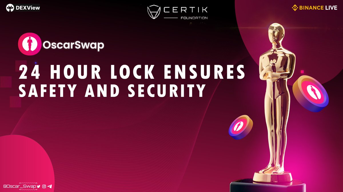 🛡️OscarSwap Shield🛡️ Safety and security of our user assets are the top priority✌️ 👉Visit: oscarswap.com #Oscarswap #Oscar #ARB #BSC #Binance #Dex #CEX #Ethereum #DeFi