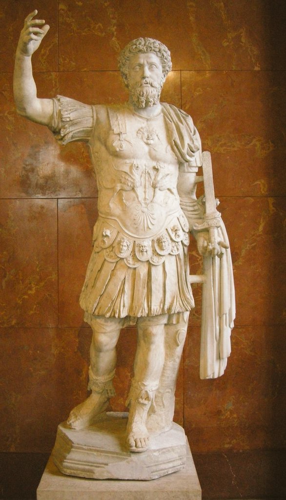 _rjardon's tweet photo. Marble statue of Emperor Marcus Aurelius (2nd century AD) / prob. by #Gabies/ ancient roman marble #fineart https://t.co/6stY1dv8Pm