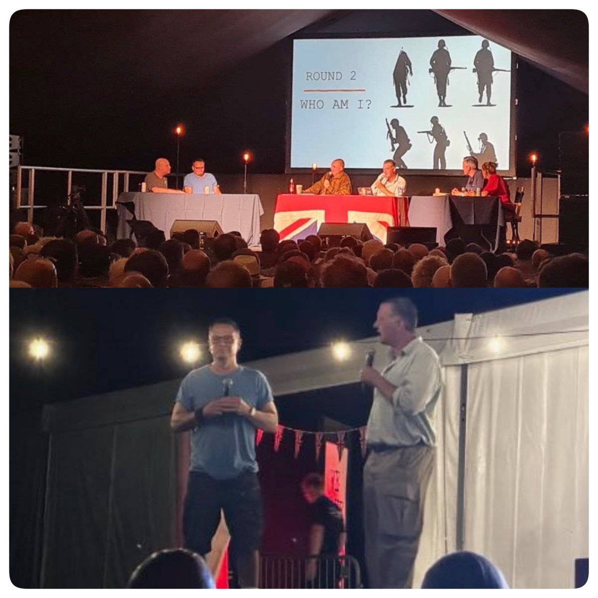 Shane Taylor (@tinker_t) on Twitter photo Quiz night (We won! Thanks, John!); plus a cosy outdoor chat about a band of thespians who ditched the jazz shoes for Corcoran boots. Big thanks to <a href="/James1940/">James Holland</a> <a href="/almurray/">Al Murray ๐บ๐ฆ</a> and the entire team for a fabulous festival. #WHWF <a href="/WeHaveWaysPod/">WW2 Pod: We Have Ways of Making You Talk</a>  <a href="/JohnCMcManus3/">John C. McManus</a> <a href="/claremulley/">clare mulley</a> <a href="/benwillbond/">benji</a> Quiz night (We won! Thanks, John!); plus a cosy outdoor chat about a band of thespians who ditched the jazz shoes for Corcoran boots. Big thanks to <a href="/James1940/">James Holland</a> <a href="/almurray/">Al Murray ๐บ๐ฆ</a> and the entire team for a fabulous festival. #WHWF <a href="/WeHaveWaysPod/">WW2 Pod: We Have Ways of Making You Talk</a>  <a href="/JohnCMcManus3/">John C. McManus</a> <a href="/claremulley/">clare mulley</a> <a href="/benwillbond/">benji</a>